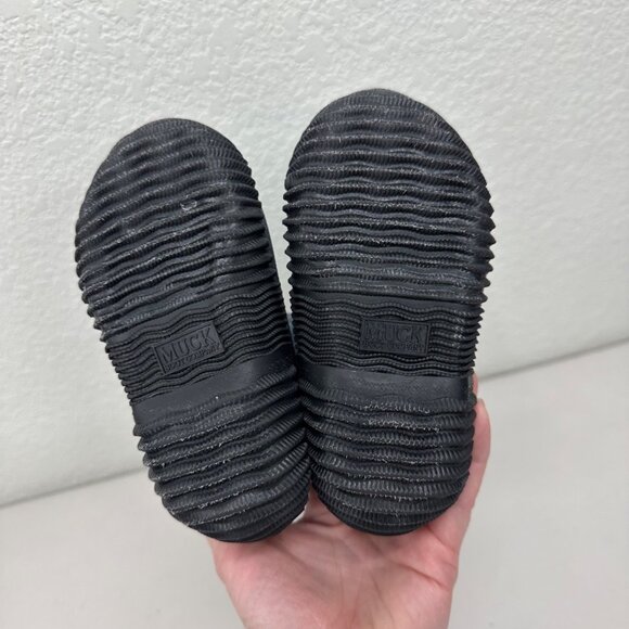 Muck Hale Waterproof Neoprene Blue Trooper Rain Boots Shoes Toddler Kids size 8 - Picture 6 of 6